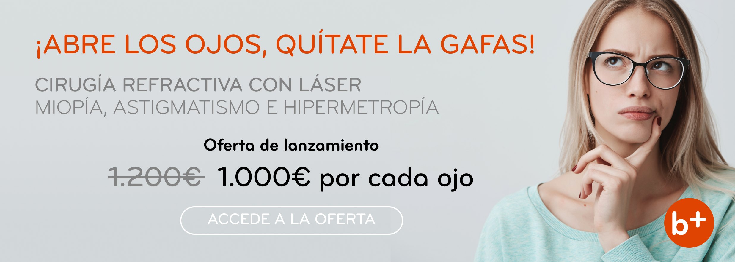 Oferta láser para miopía
